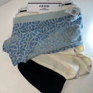 IZOD 3 Pack Seamless Bikini Panties Size 3XL